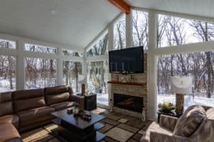 Colorado Style Sunroom Madison WI Interior 5