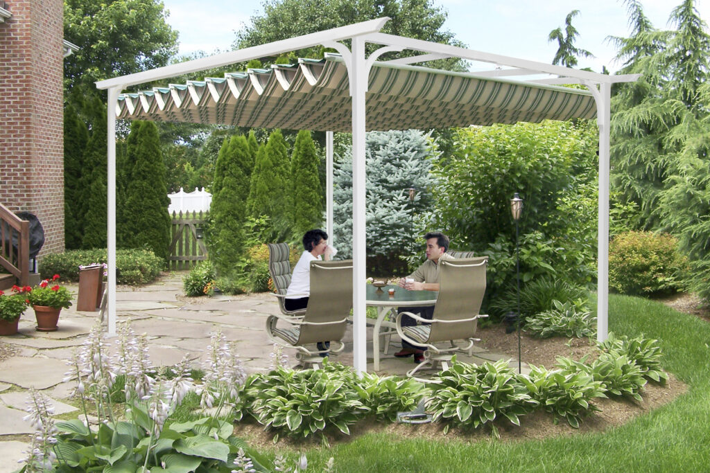 Canopy Shade Installation Madison WI Under Structure