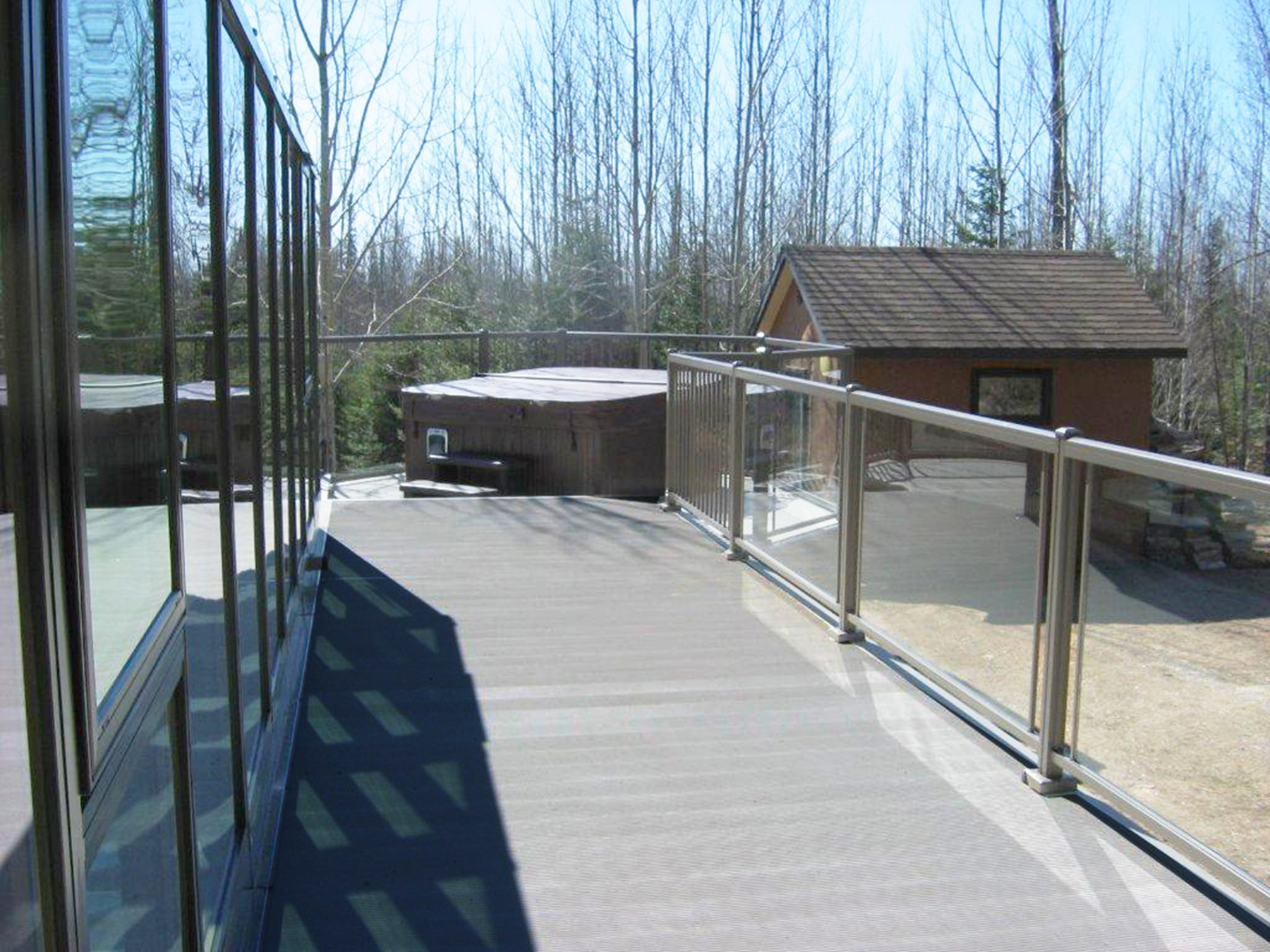 Glass Deck Railings Deck Builders Madison WI