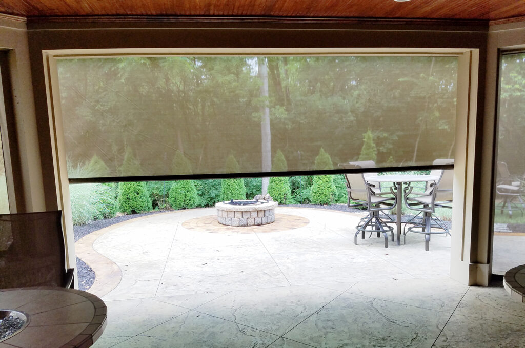 Motorized Insect Shades & Privacy Shades Madison WI