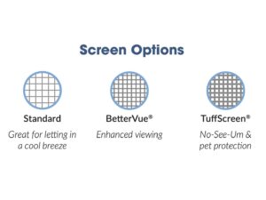 V-Series Screen Options Porch and Patio Installation